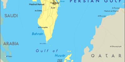 Karte Bahreina bezsaistē
