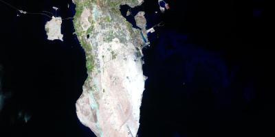 Karte Bahreina satelītu