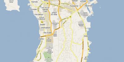 Kartes ielu karte Bahreina