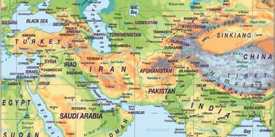 Karte Bahreina kartes pasaules atlants